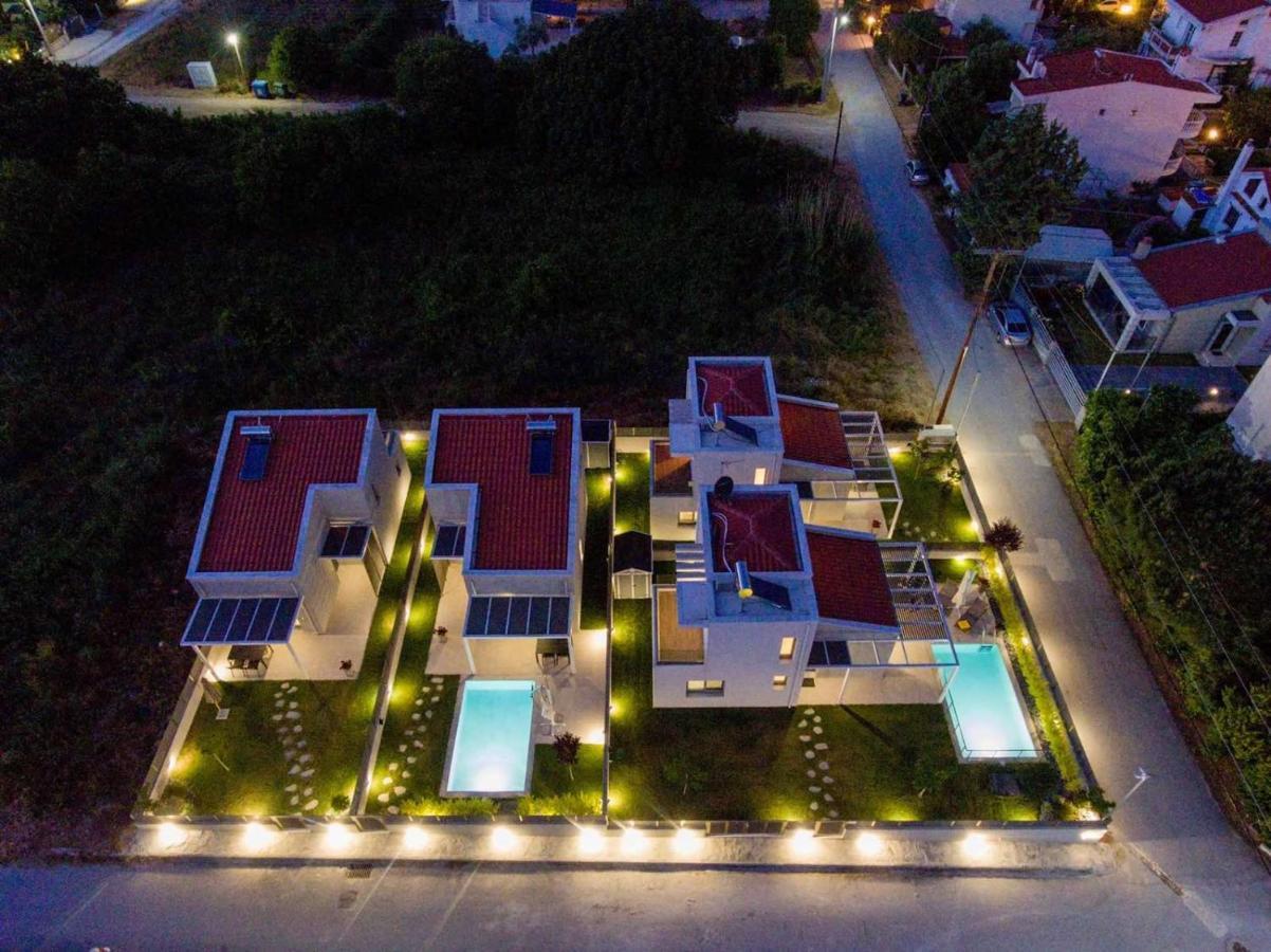Ag Luxury Villas, Iraklitsa Nea Iraklitsa エクステリア 写真